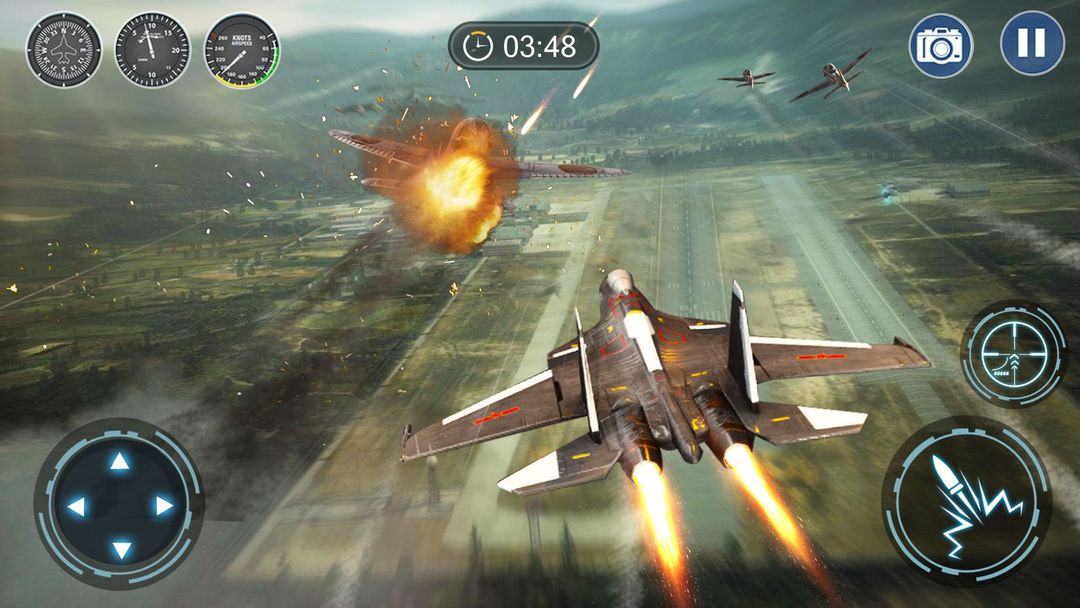 Skyward War - Mobile Thunder Aircraft Battle Games ภาพหน้าจอเกม