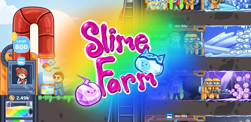 Banner of Slime farm: idle, ranch 3.5.0