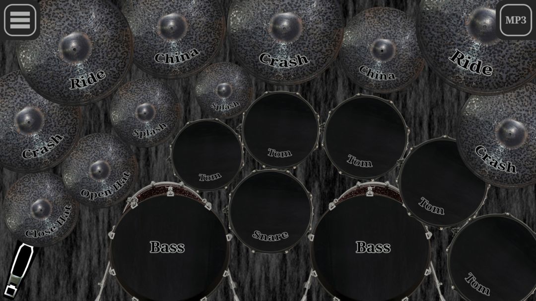 Screenshot of Drum kit metal