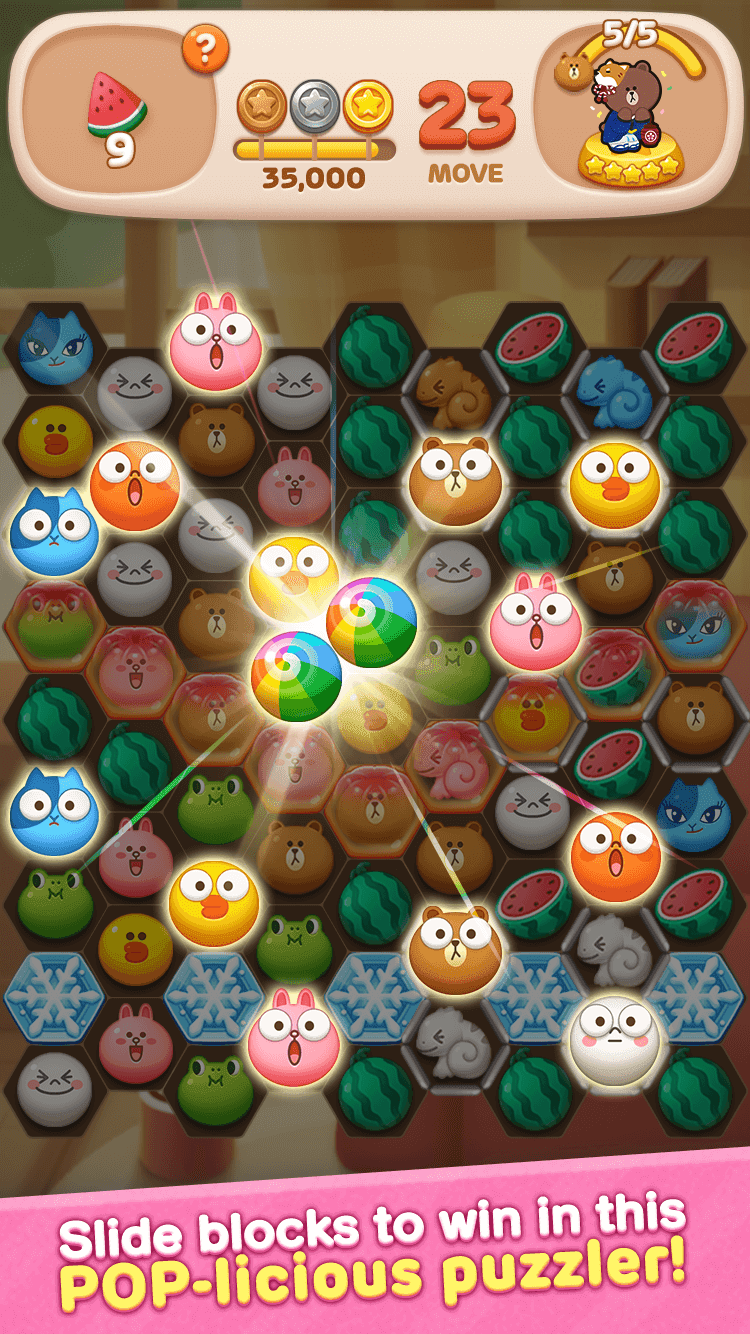 LINE POP2 Game Screenshot