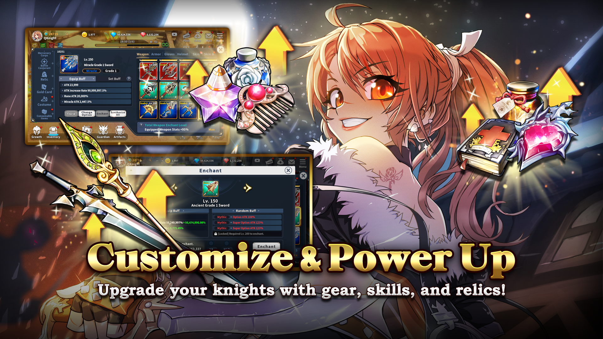 Queen's Knights for NUMINE Game Screenshot