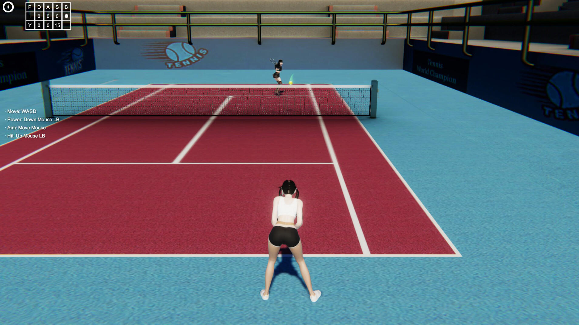Tennis Girl screenshot game