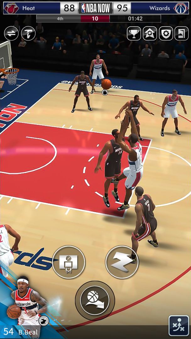 NBA NOW Mobile Basketball Game screenshot game