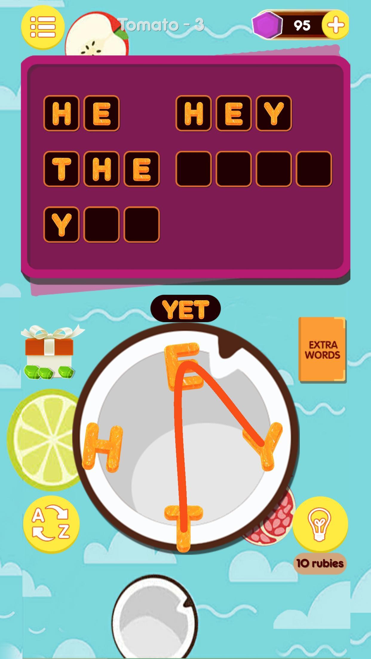 Fruit Spelling Ninja Game Screenshot