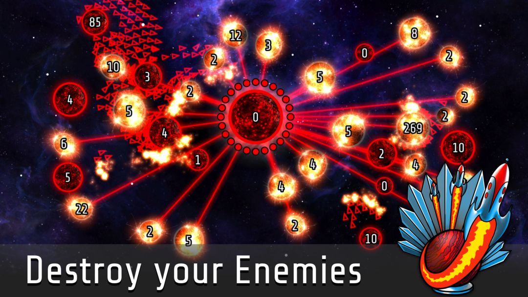 Screenshot of Galcon 2: Galactic Conquest
