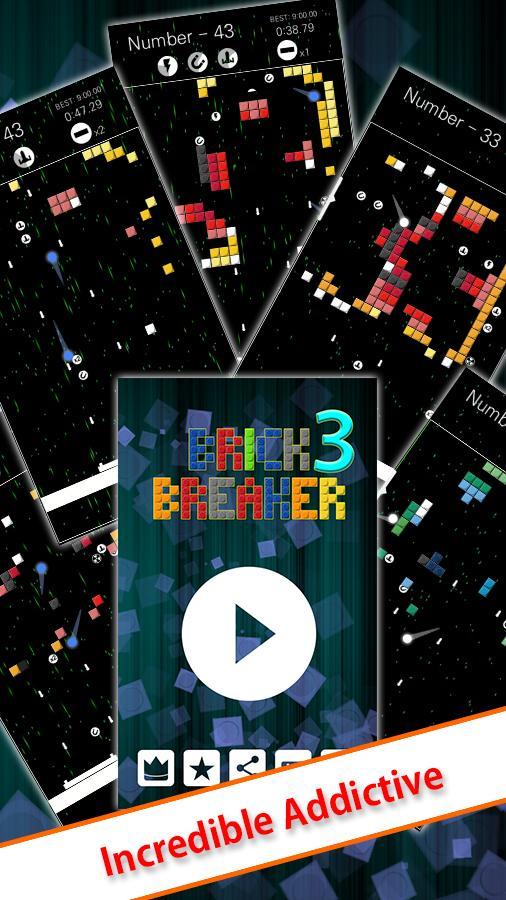 Screenshot of Brick Breaker 3