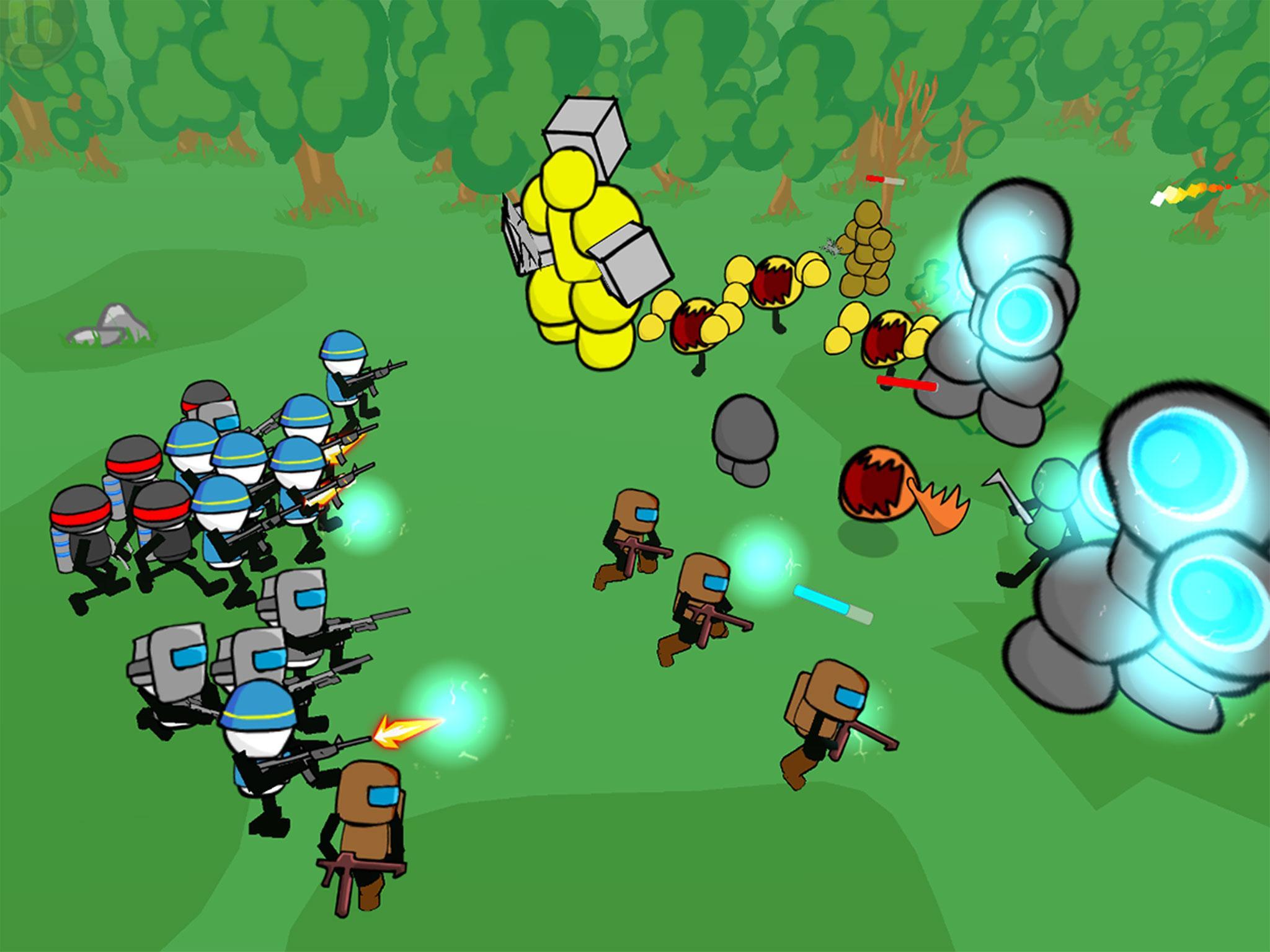 Stickman Gun Battle Simulator Game Screenshot