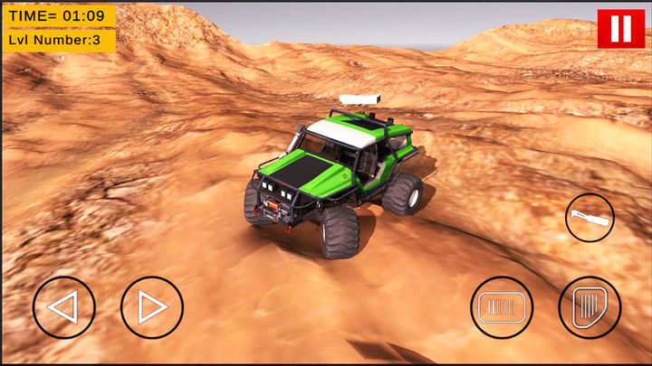 Offroad Car Chase Point Race ゲームのスクリーンショット