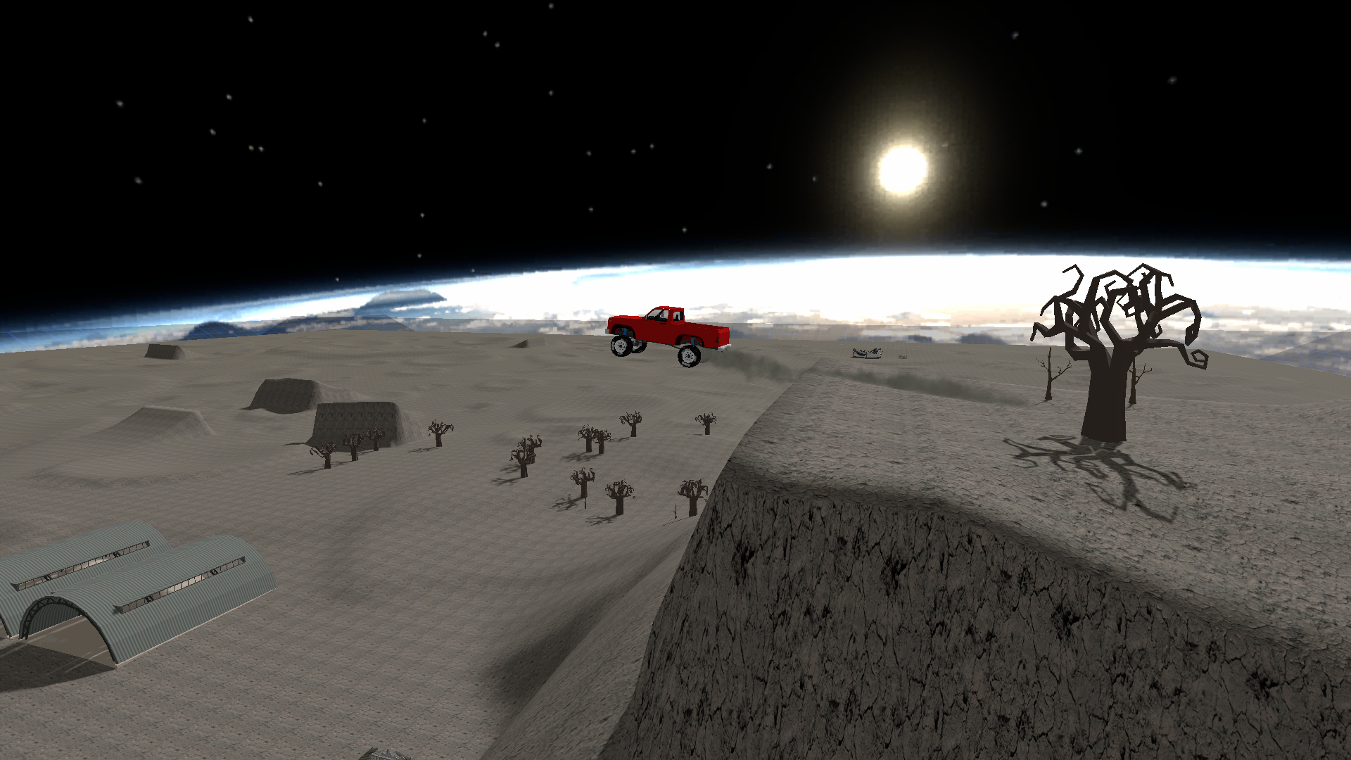 Space Car Crash Simulator Game Screenshot