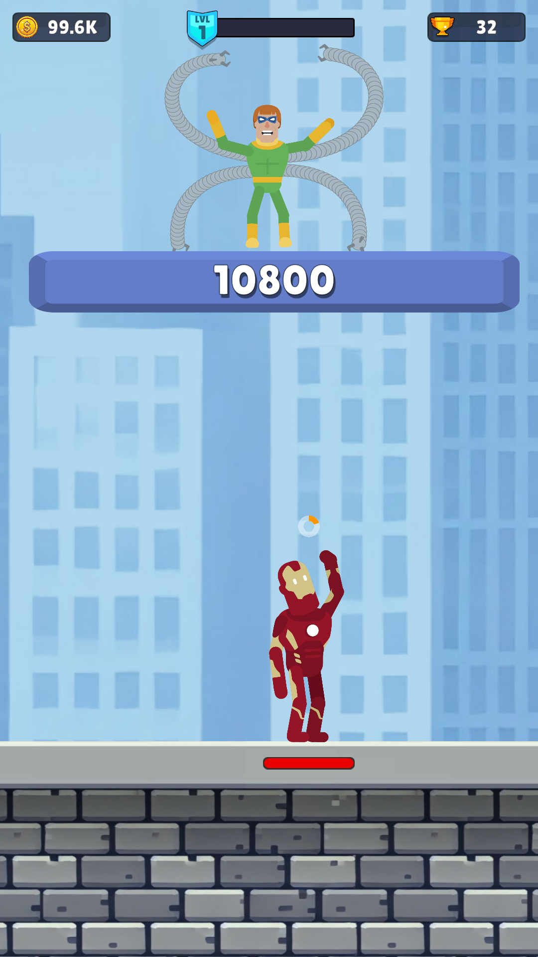 Superhero Blast Game Screenshot