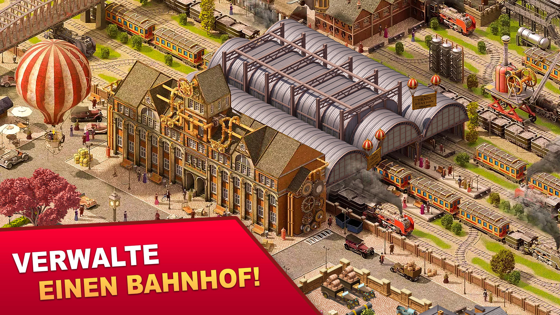 Screenshot 1 of Steam City: Stadt Bauen Spiele 1.0.450
