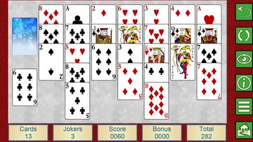 Captura de Tela do Jogo HomeRun V+ - card solitaire