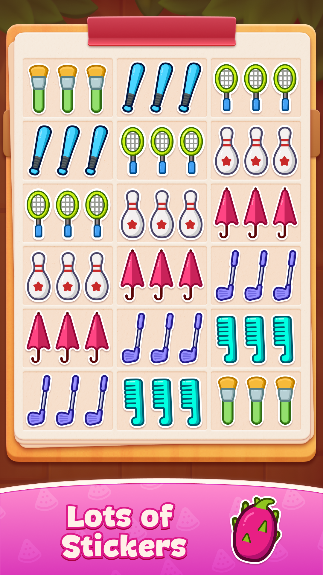 Sticker Sort-Merge Game Game Screenshot