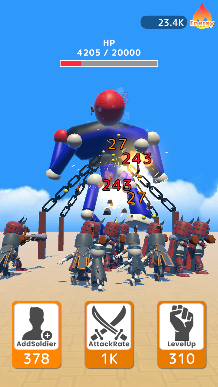 Merge Fighter ASMR Game Screenshot