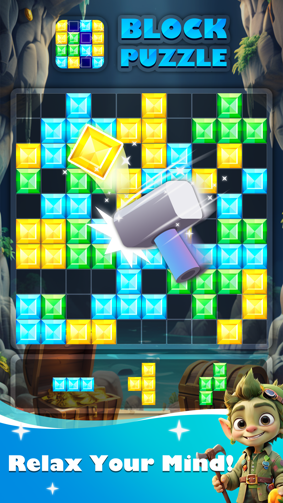 Screenshot of Treasure Blocks Quest