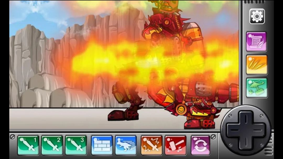 합체! 다이노 로봇 - 파이어 티라노: 공룡 전투 게임 게임 스크린 샷