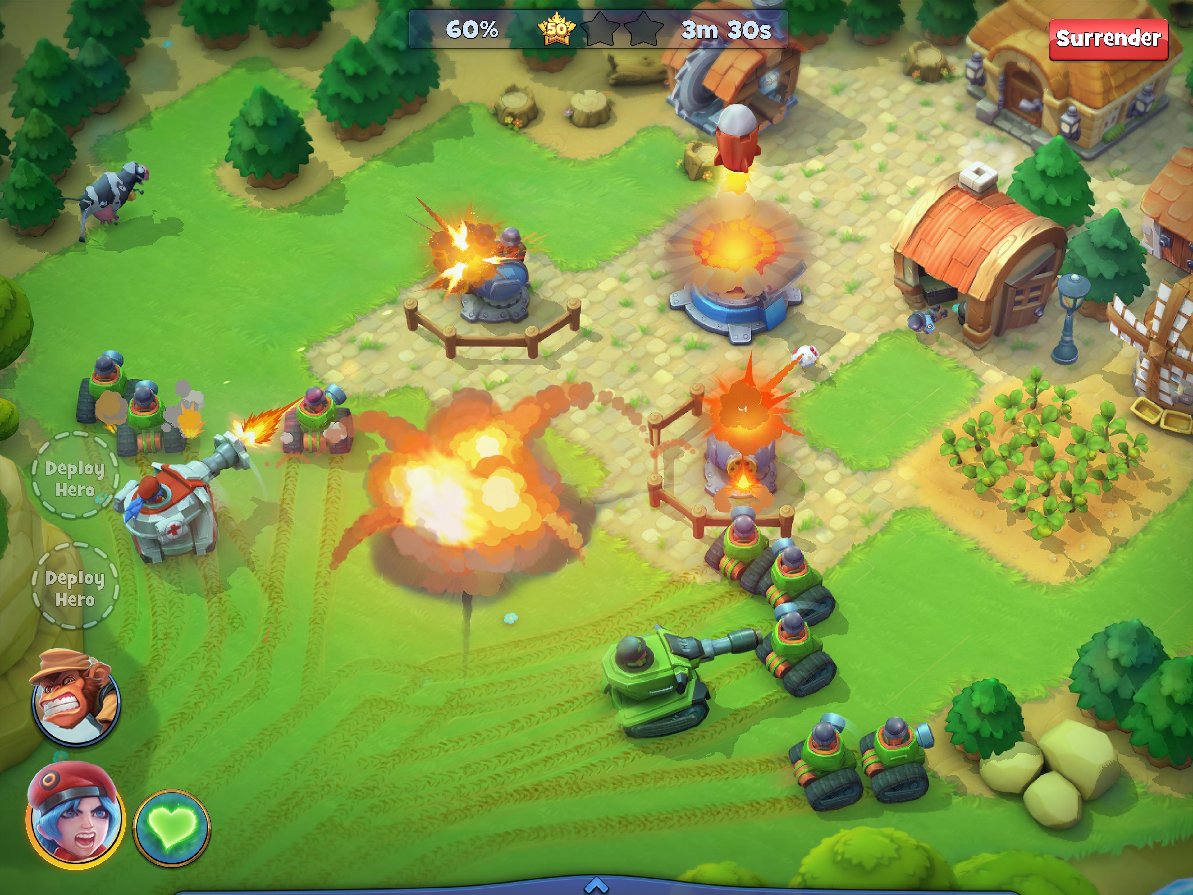 Fieldrunners Attack! Game Screenshot