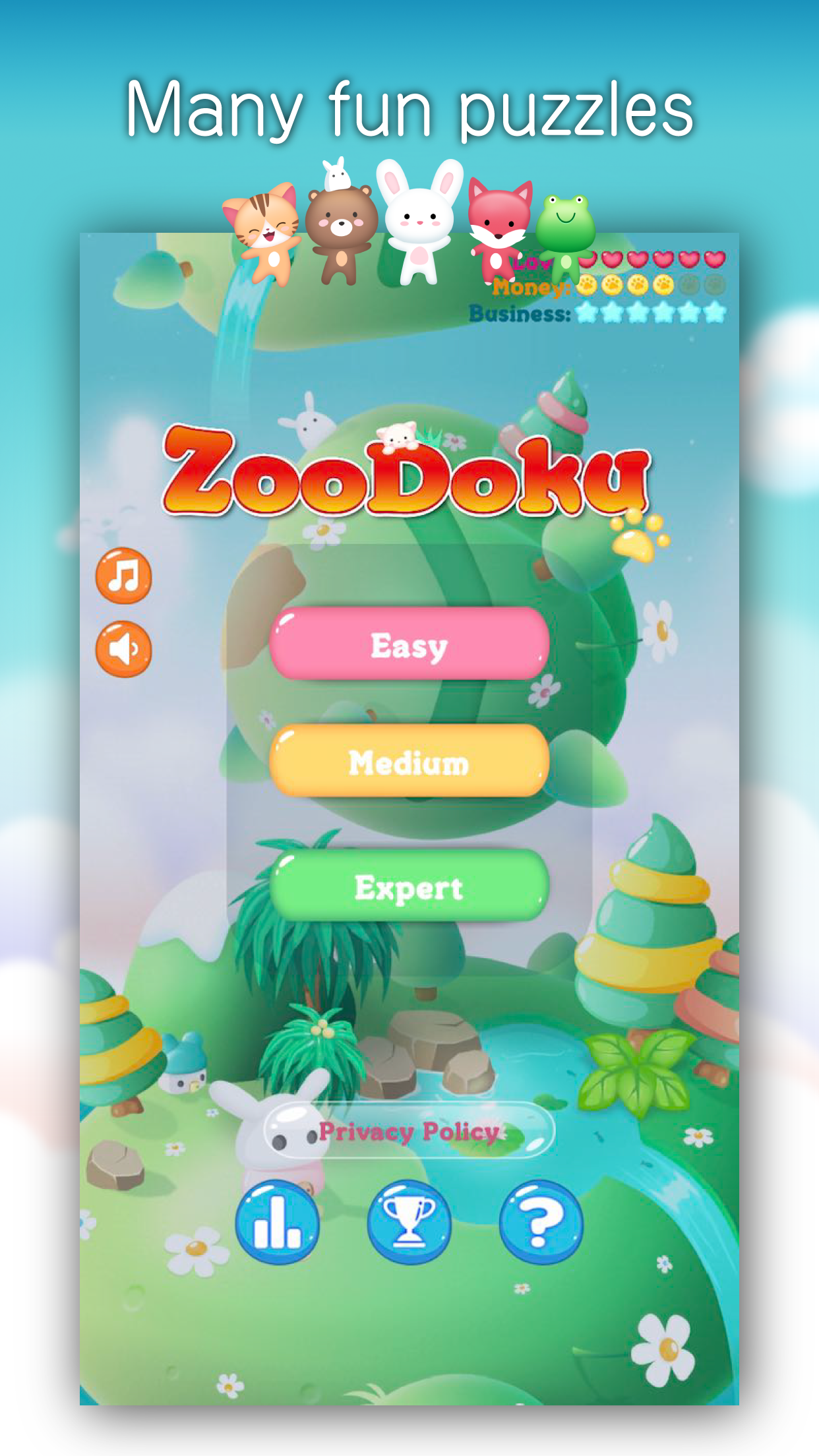 Sudoku with Animals -ZooDoku- Game Screenshot
