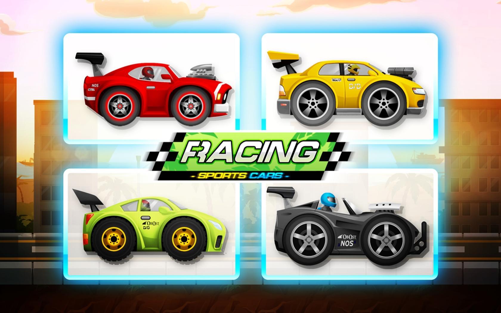 Sports Cars Racing: Chasing Cars on Miami Beach Game Screenshot