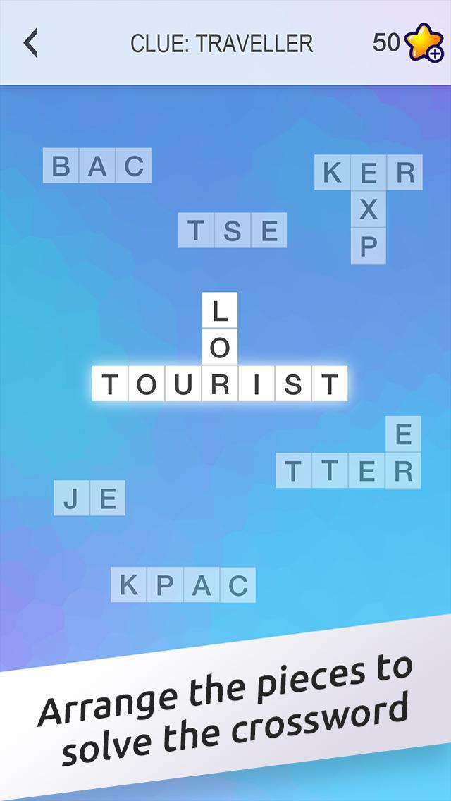 Captura de Tela do Jogo Crossword Jigsaw