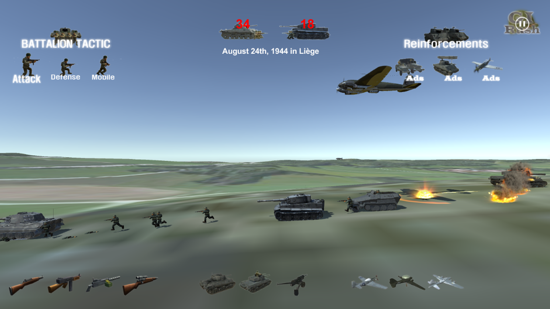 GI Rush Game Screenshot