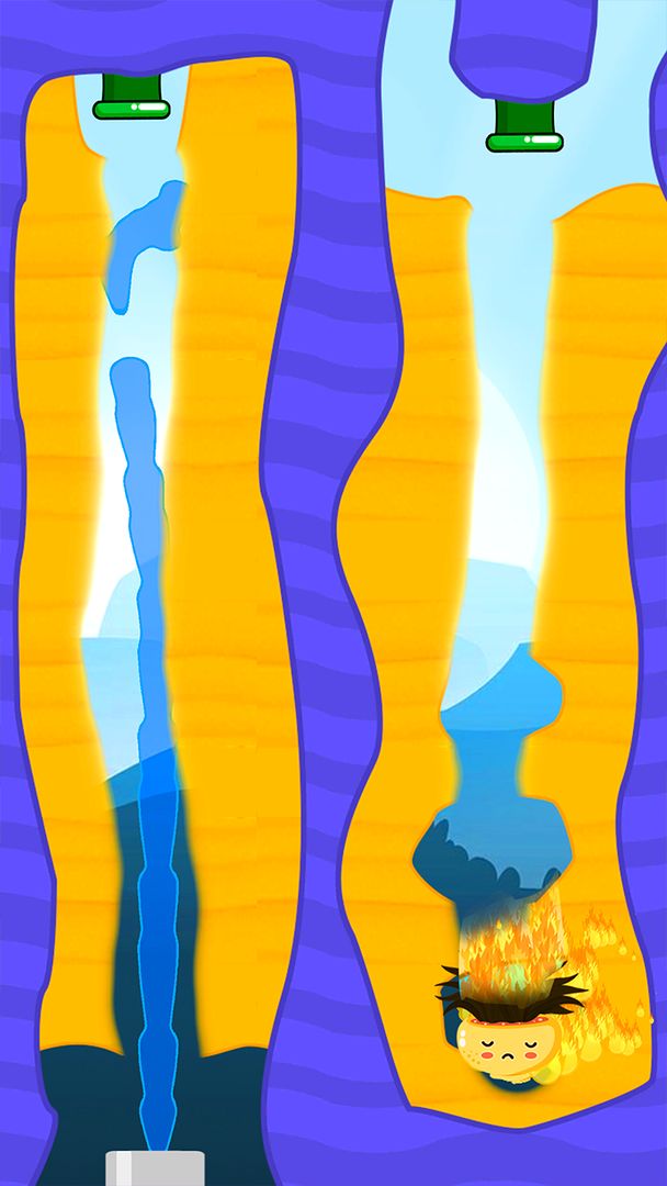 Screenshot of Splash Canyons - Liquid Puzzle