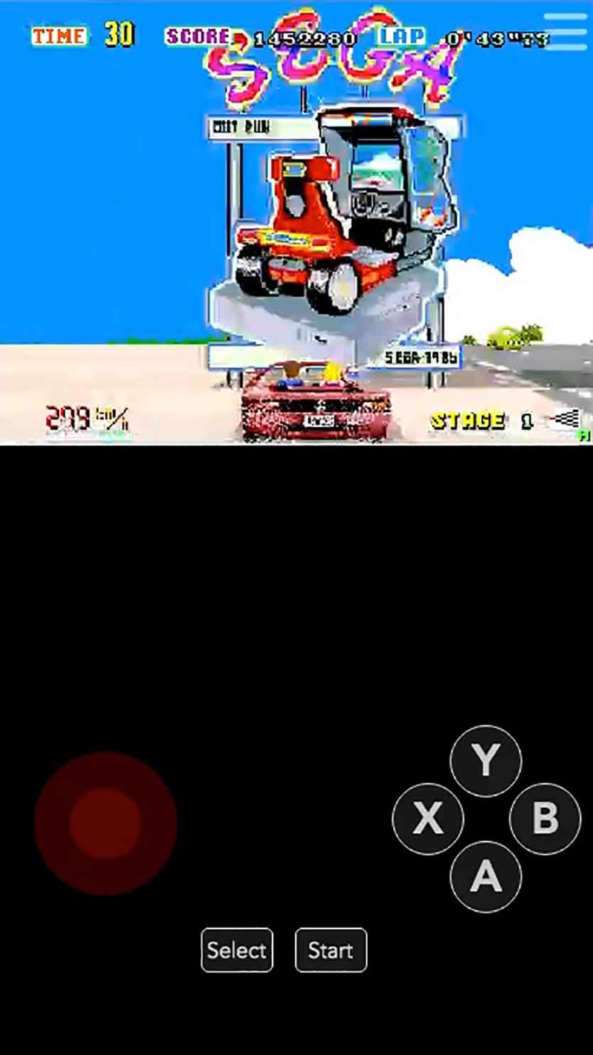 OutRun Game Screenshot