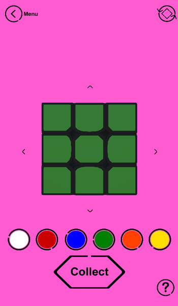 Скриншот игры Rubik's Cube Solver 3x3