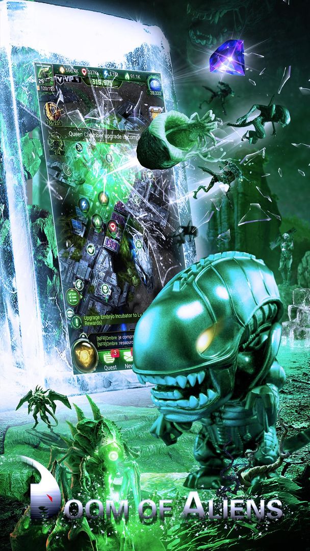 Doom of Aliens screenshot game