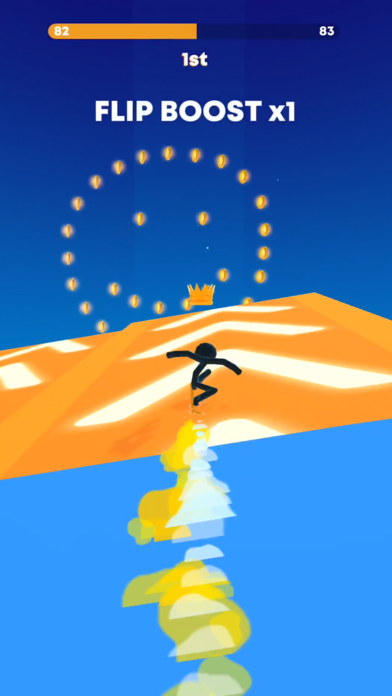 Screenshot of Stickman Snow Ride