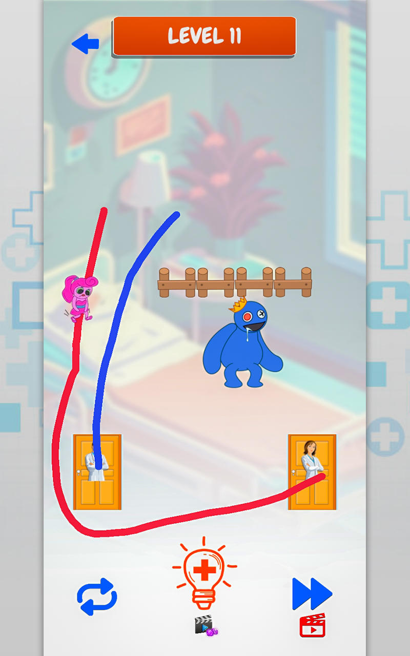 Doctor Rush - Draw Puzzle Game Game Screenshot