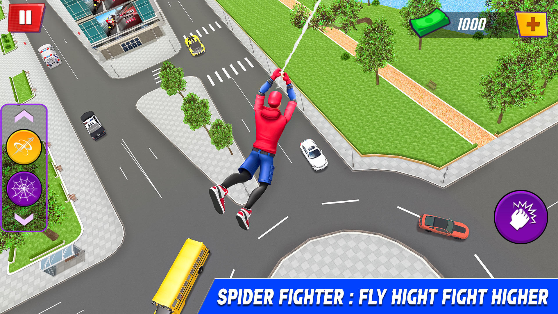 Web Fighter 3D Spider Hero War Game Screenshot