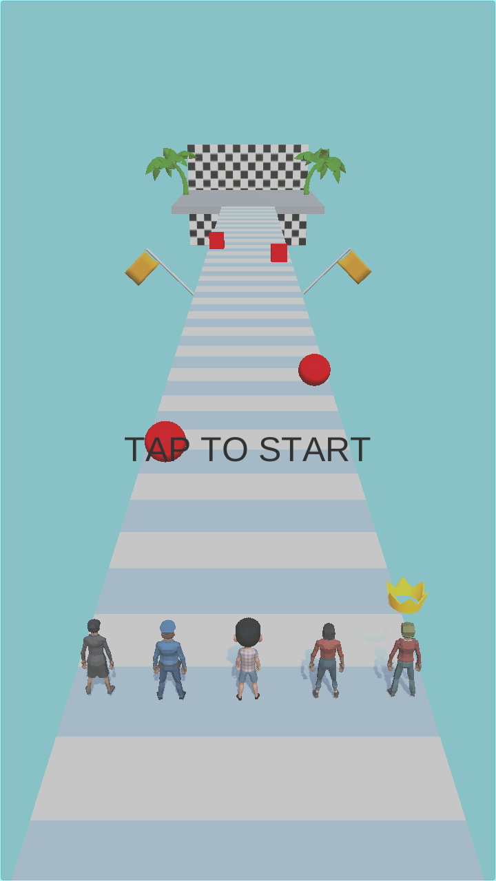 Screenshot of Touch The Wall - Running game