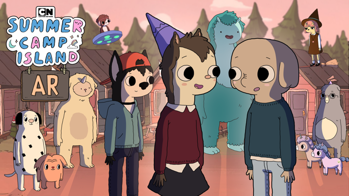 Summer Camp Island AR Game Screenshot