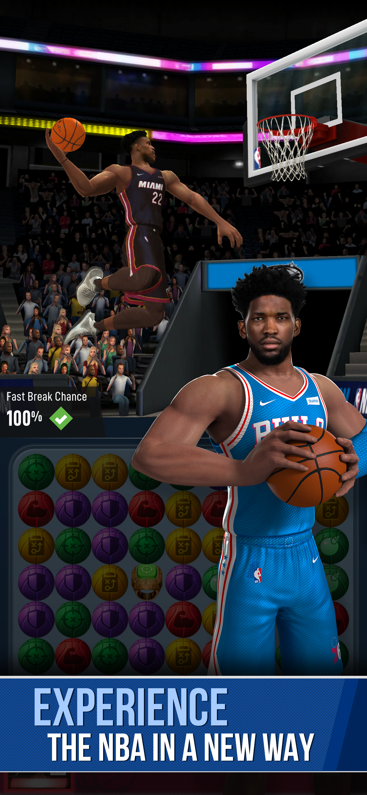Screenshot 1 of តារាបាល់បោះ NBA 1.7.1