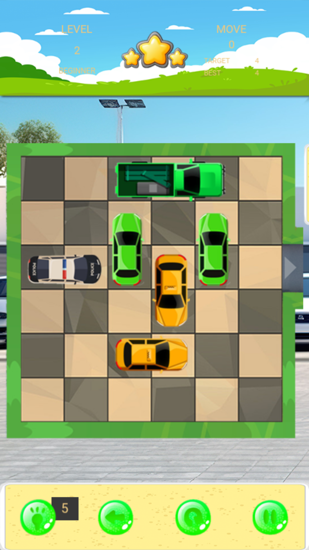 Cuplikan Layar Game Car Out