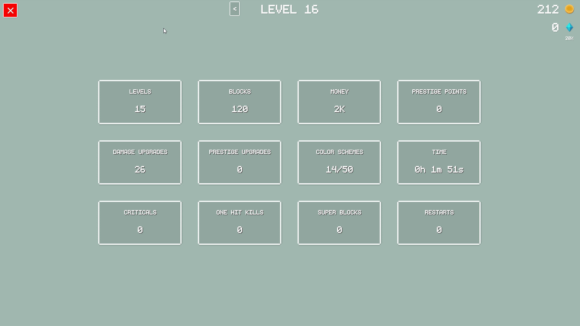 Idle Blocks Game Screenshot