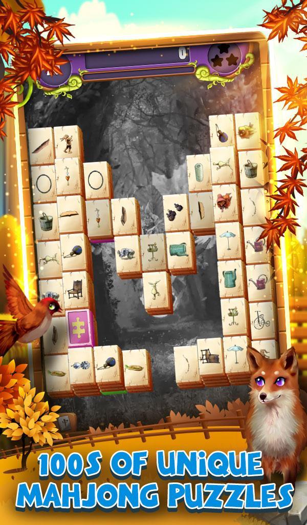Screenshot 1 of Mahjong: hojas de otoño 1.0.35