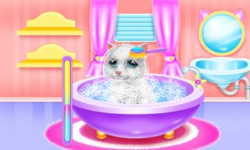 Kitty Beauty Kitty Grooming Spa Salon Game Screenshot
