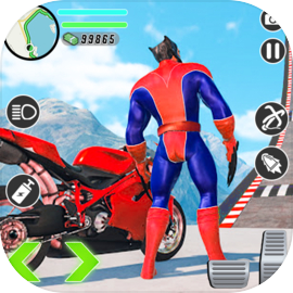 HERO STUNT SPIDER BIKE SIMULATOR 3D jogo online gratuito em