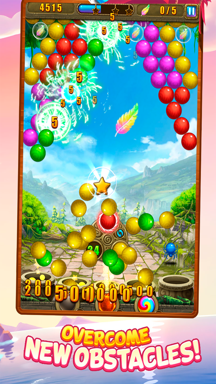 Bubble Shooter 3D Game Screenshot