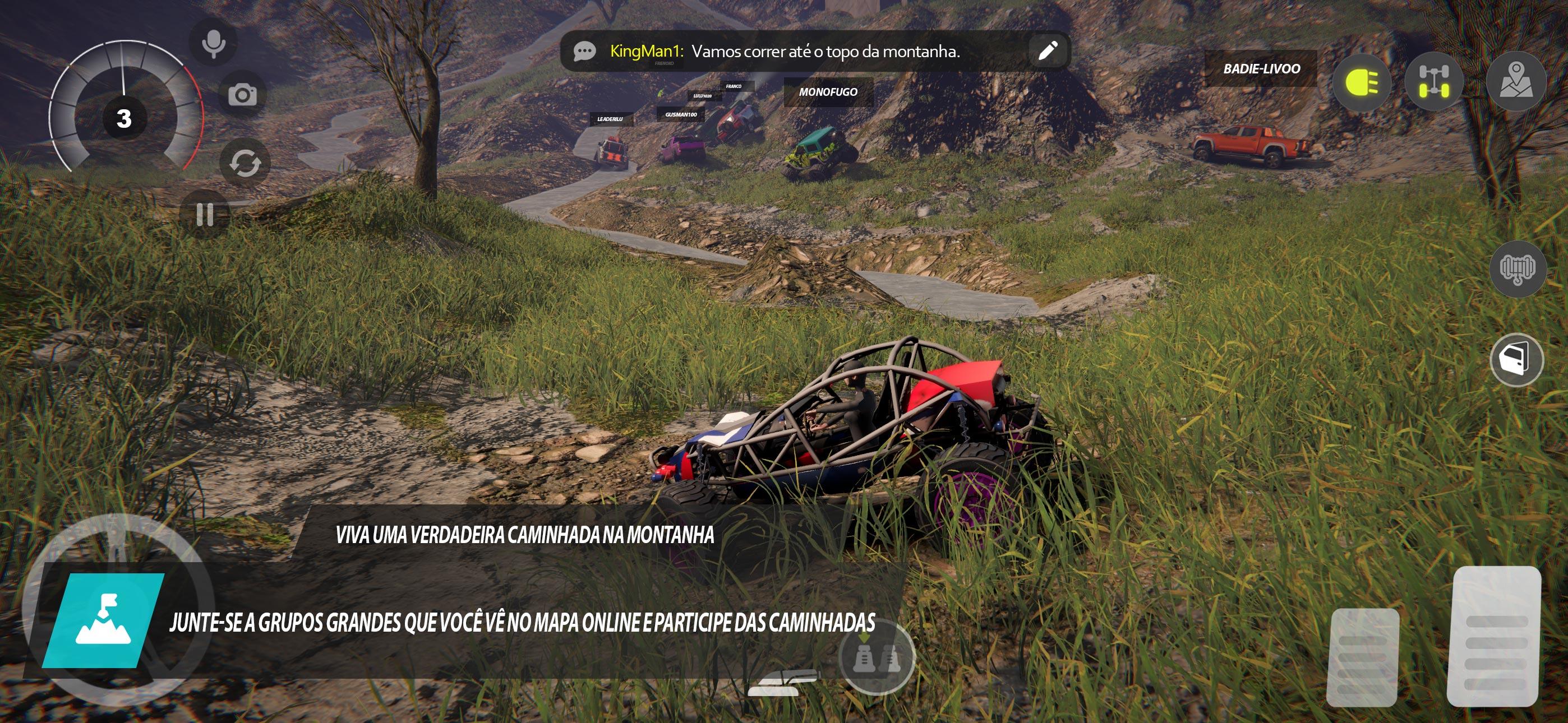 Captura de Tela do Jogo Offroad League Online