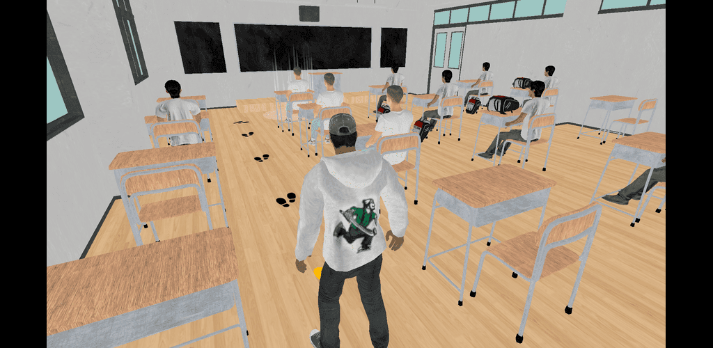 Banner of High School Gangster Bully Boy 