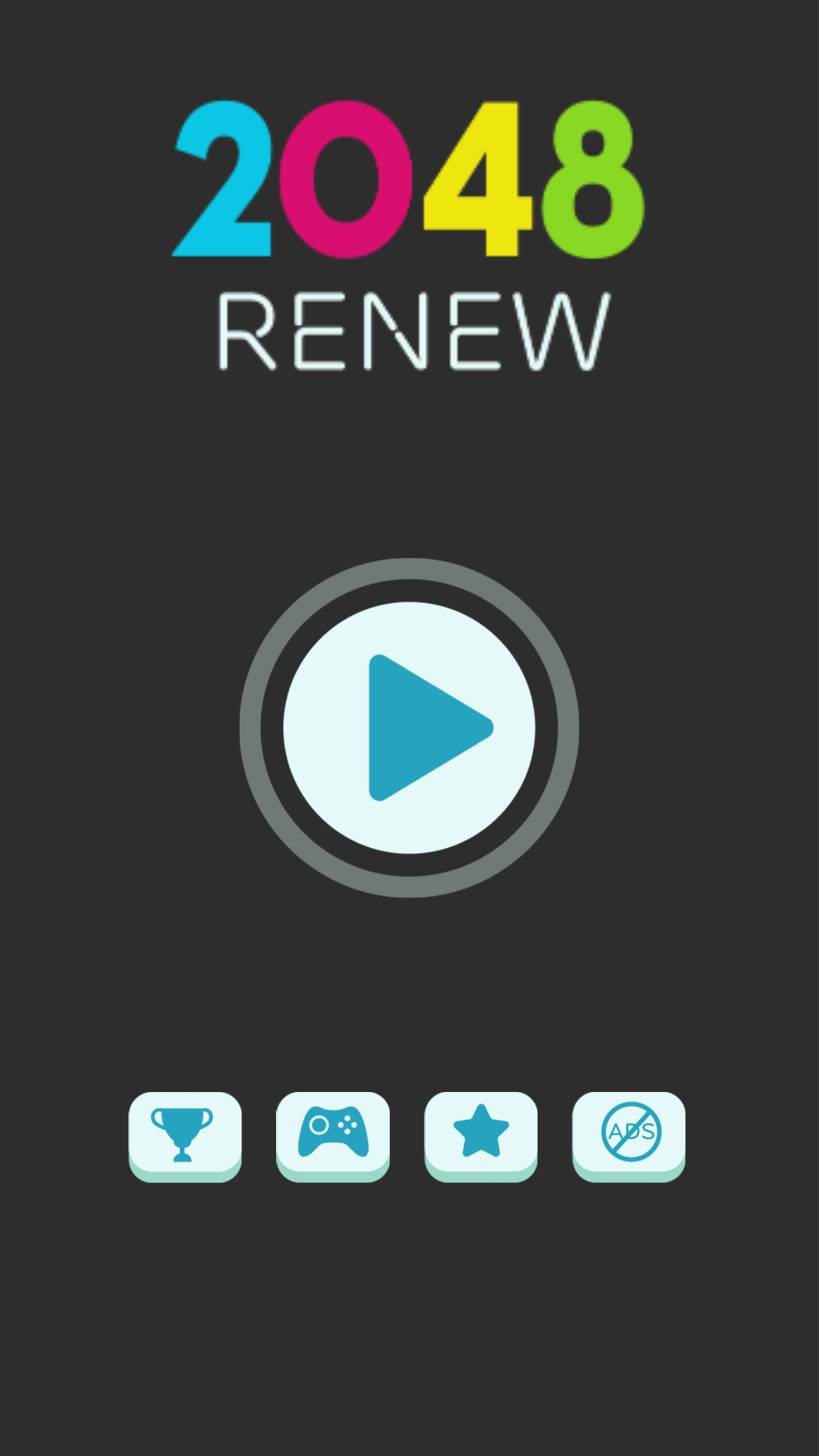 Captura de Tela do Jogo 2048 Renew