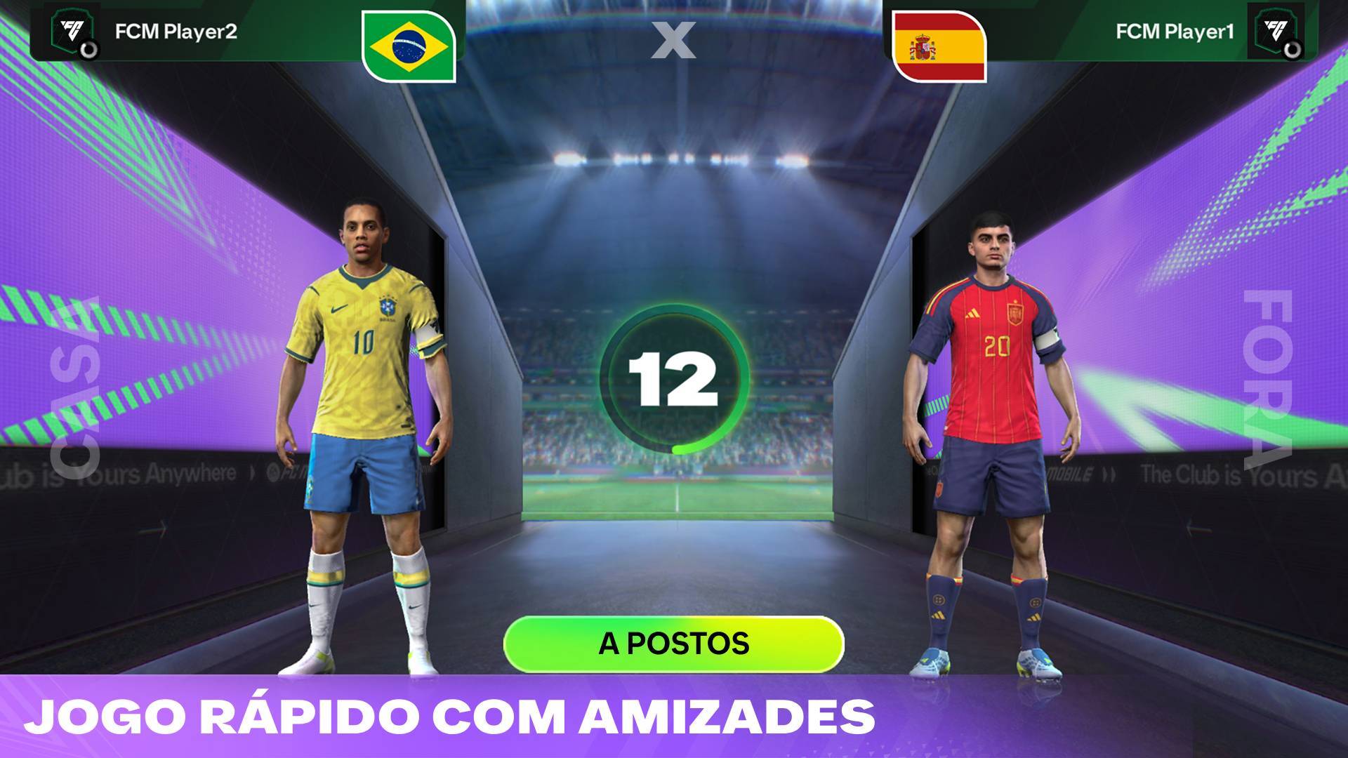Captura de Tela do Jogo EA SPORTS FC™ Futebol Mobile