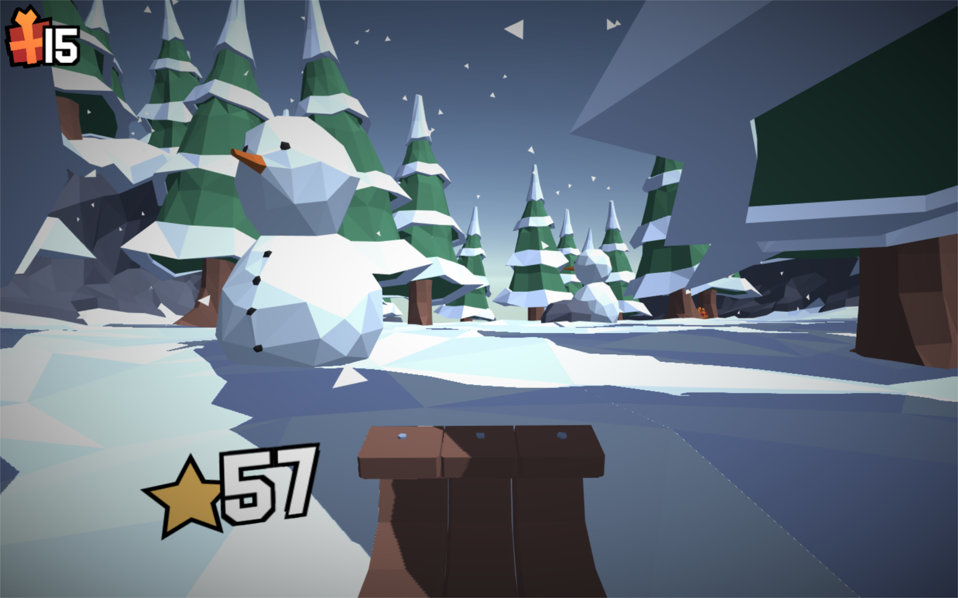 Sledge - snow mountain slide Game Screenshot