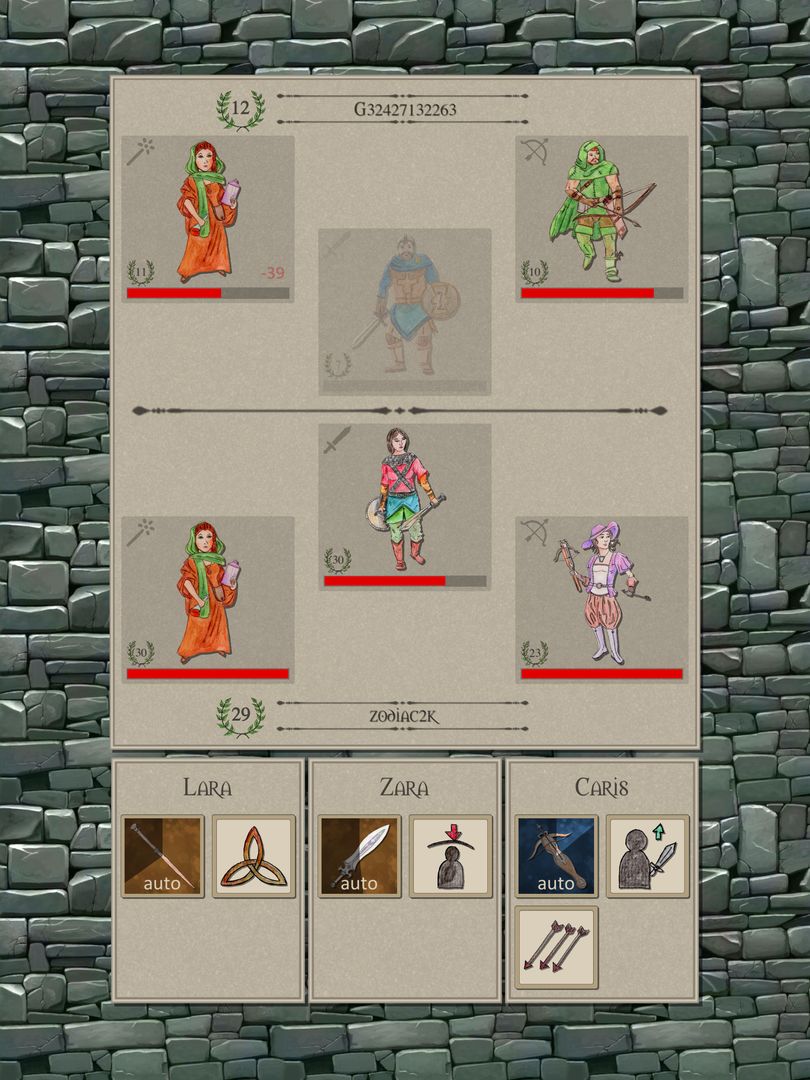 Screenshot of Heroes and Merchants RPG