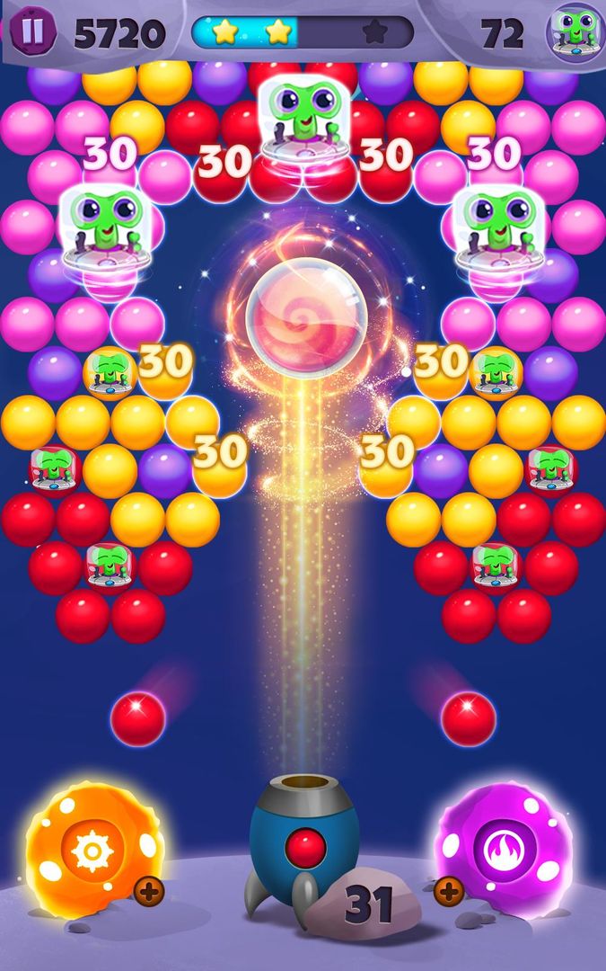 Screenshot of Space Rescue Shooter