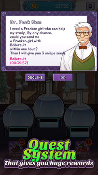 Franken Girl Game Screenshot