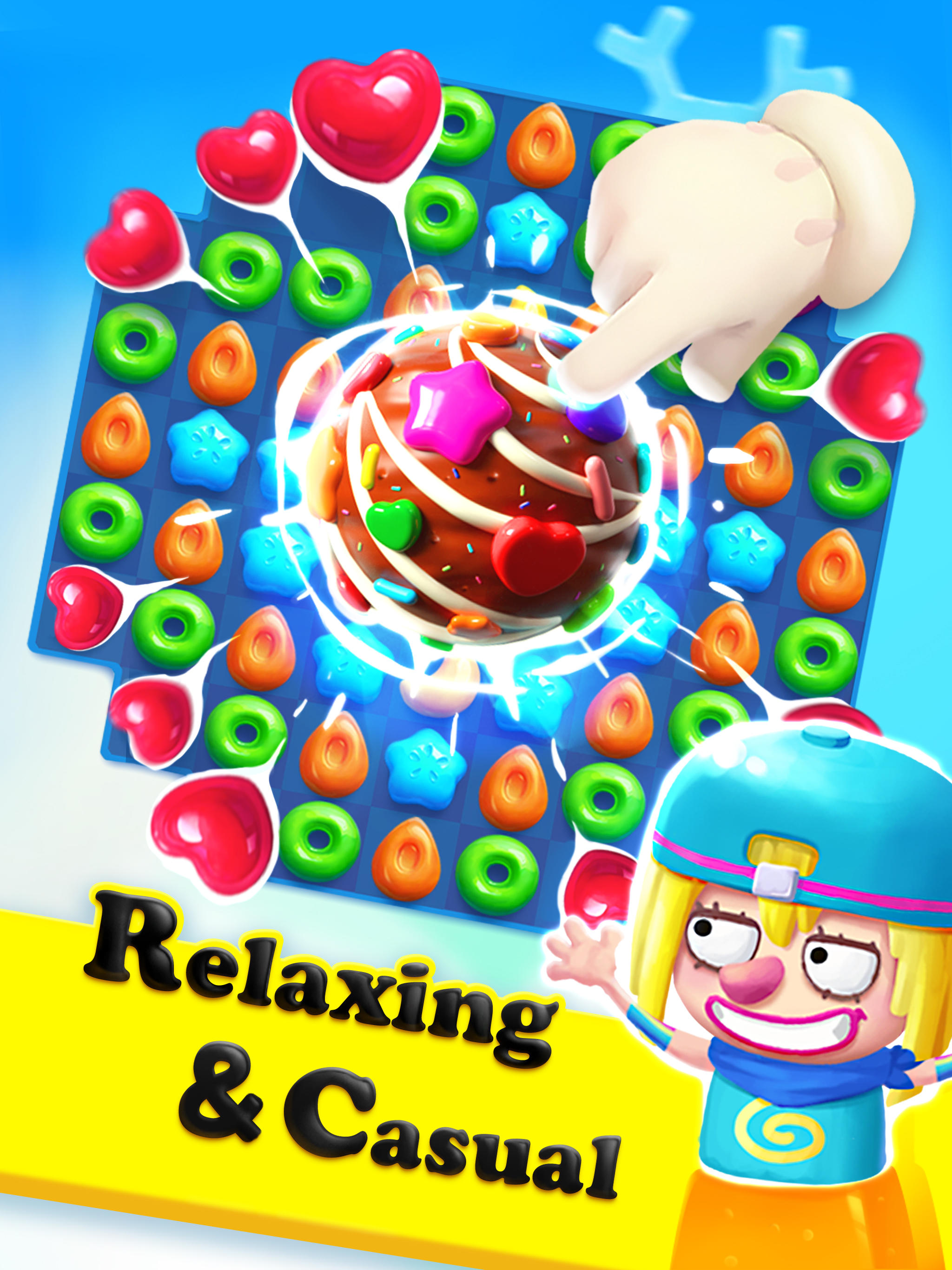 Crazy Candy Bomb-Sweet match 3 Game Screenshot